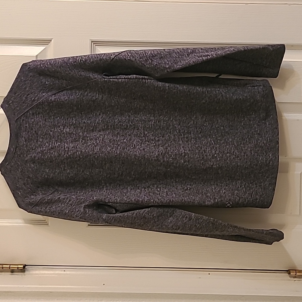 Lululemon Surge Warm Long Sleeve - Heathered Melanite - Picture 6 of 7